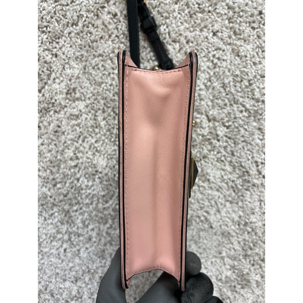 Kate Spade Neve Medium Convertible Flap Shoulder Bag - Rosy Cheeks/black/sparrow - Picture 8 of 11